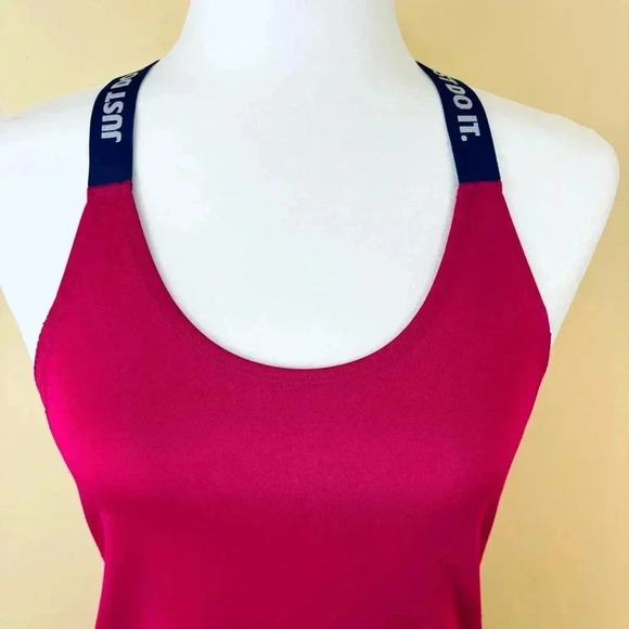 Nike Dri-Fit Barbie Pink Razorback Signature Elastika Athletic Tank Size S - Picture 4 of 14